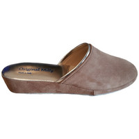 Chaussures Femme Mules Original Milly PANTOUFLES DE CHAMBRE MILLY - 7200 TAUPE Marron