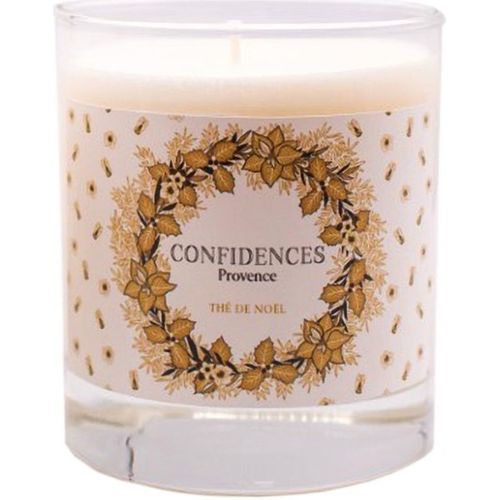 Les parfums frais Bougies / diffuseurs Confidences Provence Bougie parfumée fleur de safran fabriquée en provence 180 g Blanc