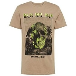 Vêtements Homme T-shirts manches courtes Jack & Jones JORBAJA tee SS 12171991 Beige