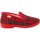 Chaussures Homme Chaussons Soir & Matin Soir&lady F8 Rouge