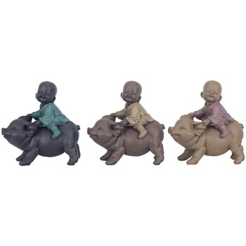 Maison & Déco Vent Du Cap Signes Grimalt Figure Buda 3 Unités Multicolore