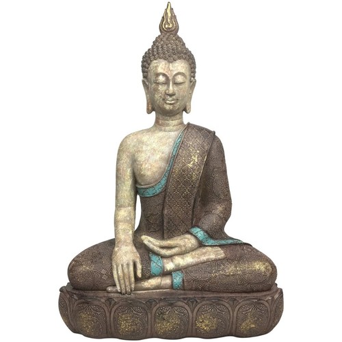 Tableaux / toiles Statuettes et figurines Signes Grimalt Figure Bouddha Assis Gris