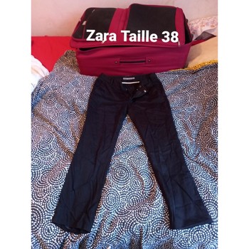 Vêtements Femme Pantalons fluides / Sarouels Zara Pantalon Noir Noir