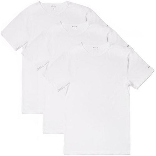 Vêtements Homme Sacs à main Paul Smith Crew 3 Pack T-Shirt Blanc