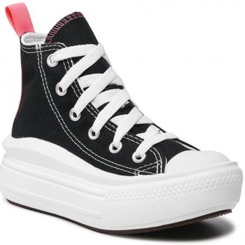 Chaussures Femme Baskets mode Converse Ctas Move Hi 371527C Black/Pink Noir