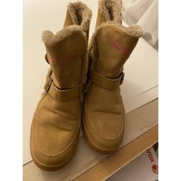 Chaussures Femme Bottes de neige Little Marcel Bottines Comme neuf Beige