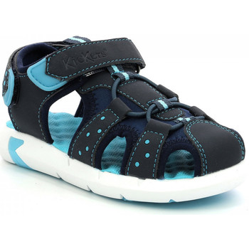 Chaussures Garçon Sandales et Nu-pieds Kickers Jumange Bleu
