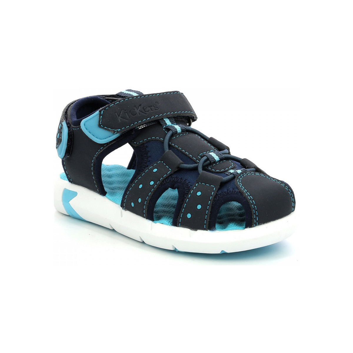 Chaussures Garçon Sandales et Nu-pieds Kickers Jumange Bleu