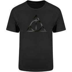 Vêtements T-shirts manches courtes Harry Potter  Noir