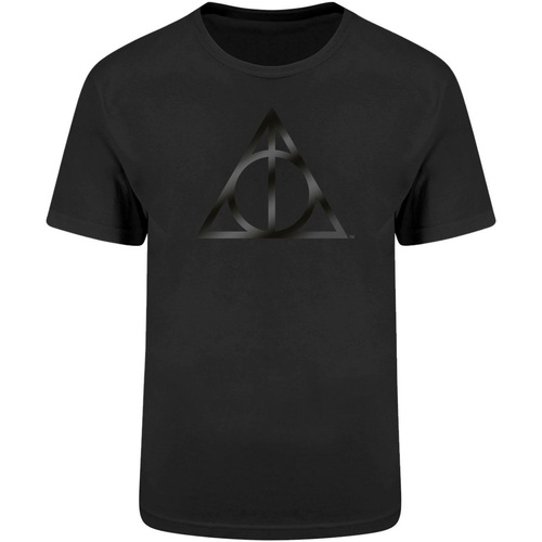 Vêtements T-shirts manches longues Harry Potter HE626 Noir
