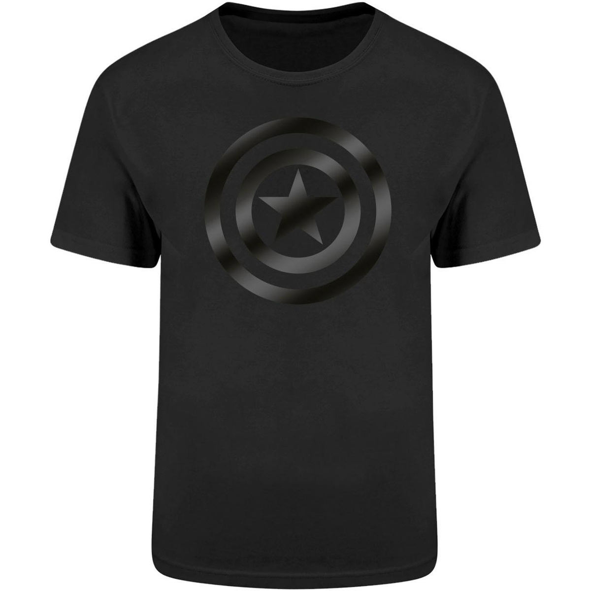 Vêtements T-shirts manches longues Captain America HE592 Noir