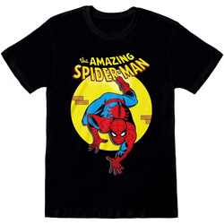 Vêtements Homme T-shirts manches courtes Marvel  Noir / Jaune / Rouge