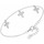 Montres & Bijoux Femme Bijoux Orusbijoux Bracelet Argent Charms Santa Sertie De Zirconium Blanc Argenté