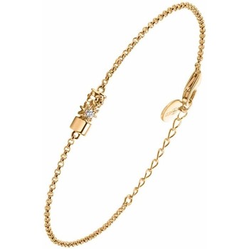 bijoux orusbijoux  bracelet  argent doré  étoile sertie de zirconiums blanc 