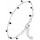 Montres & Bijoux Femme Bijoux Orusbijoux Bracelet Argent Petites Goutte Perles Spinelle Noire Argenté