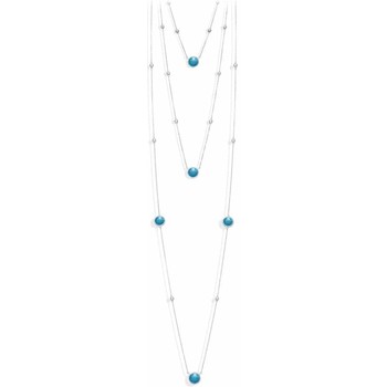 collier orusbijoux  collier sautoir argent long double valentine cristal 