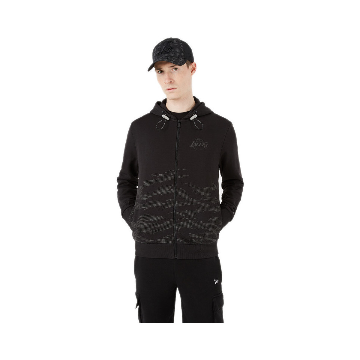 Vêtements Homme Sweats New-Era REFLECT CAMO FZ LOSLAK Noir