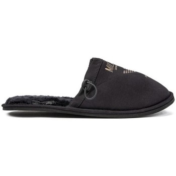 Chaussures Homme Mules Emporio Armani Milano Slipper Chaussons Noir