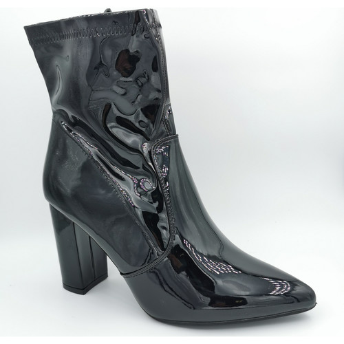 Chaussures Femme Bottines Jeunes Et Jolies Bottines Sandy Noir