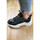 Chaussures Femme Baskets mode Jeunes Et Jolies Baskets Noires Sandra Noir