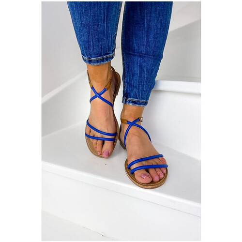 Chaussures Femme Sandales et Nu-pieds Printemps / Etées Sandale Eden Bleue - Printemps / Etées Bleu