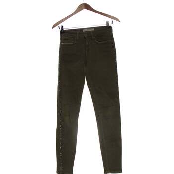 Vêtements Femme Jeans Zara jean slim femme  34 - T0 - XS Vert Vert