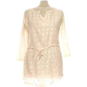 Vêtements Femme Little Mistress pencil dress in statement gold jacquard Bonobo top manches longues  36 - T1 - S Blanc Blanc