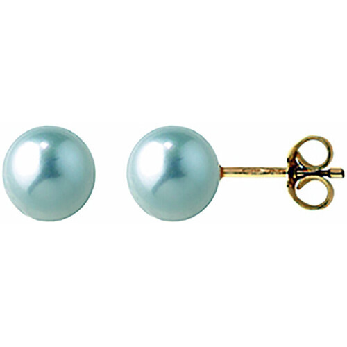Montres & Bijoux Femme Boucles d'oreilles Brillaxis Boucloes d'oreilles perles de culture 6.5 m

or jaune 18 carats Jaune