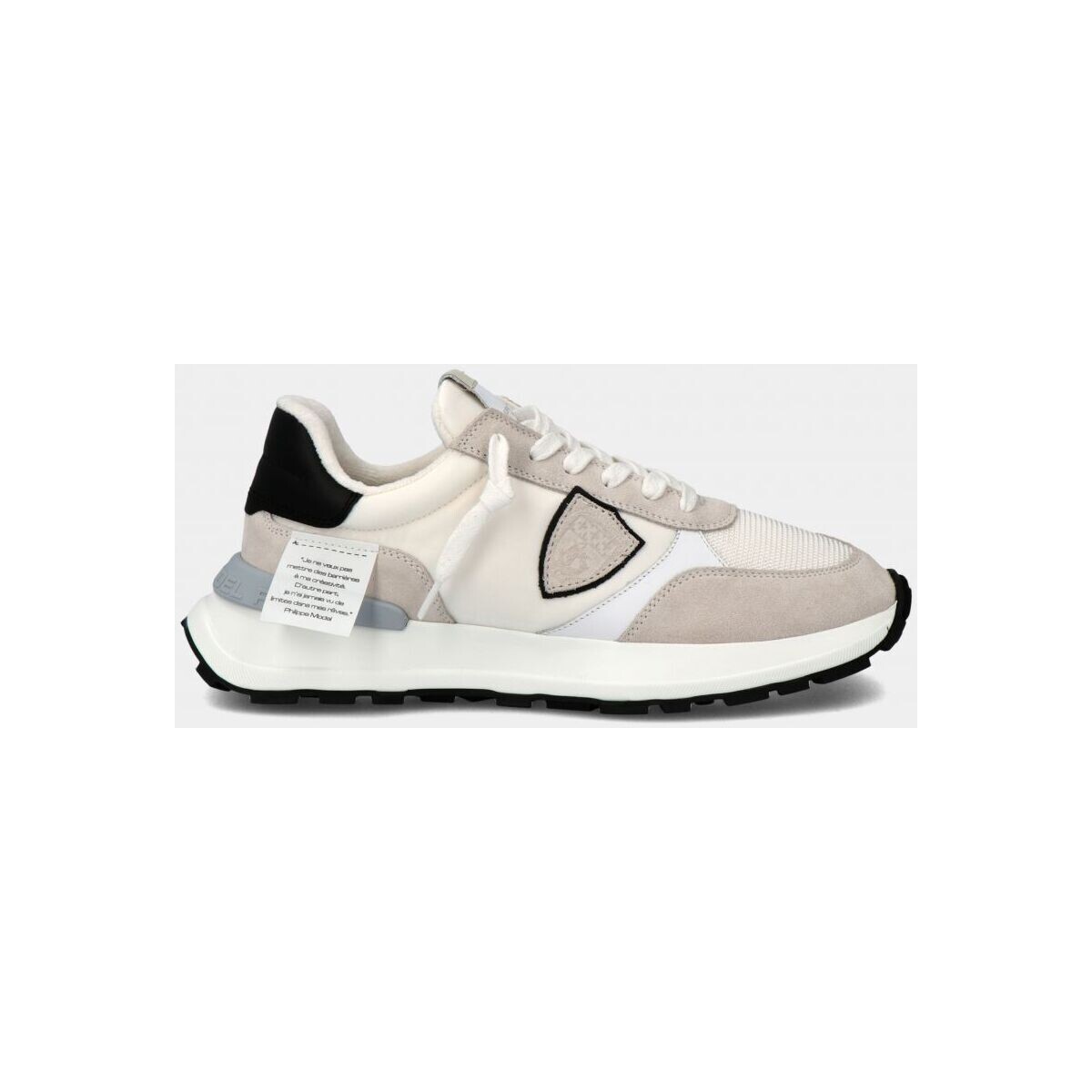 Chaussures Femme Baskets mode Philippe Model ATLD W002 - ANTIBES-WHITE Blanc
