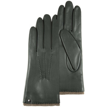 Accessoires textile Homme Gants Isotoner femme gants cuir chaud vert sapin 68602 Vert