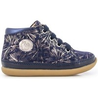 Chaussures Fille Baskets montantes Shoo Pom CUPY ZIP LACE N/ETAIN bleu