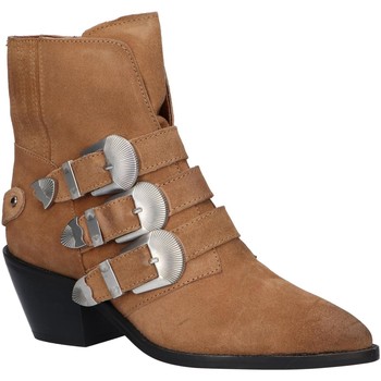 Chaussures Femme Bottines Pepe jeans PLS50392 WESTERN W BUCKLE Marr