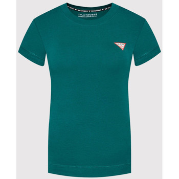 Vêtements Femme Chinos / Carrots Guess - Tee-shirt - vert Vert