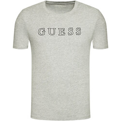 Vêtements Homme T-shirts manches courtes Guess - Tee-shirt - gris Autres