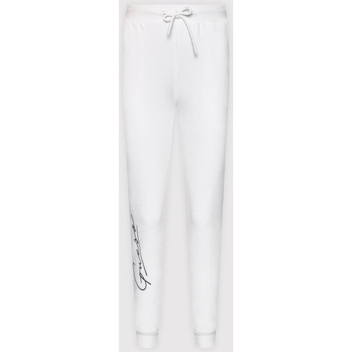 Vêtements Femme Pantalons Guess - Pantalon jogging - blanc Blanc