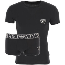 Vêtements Homme Pyjamas / Chemises de nuit Ea7 Emporio Armani de sous-vêtements Noir