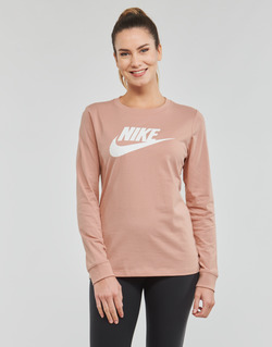 Vêtements Femme T-shirts manches longues shoe Nike Long-Sleeve T-Shirt ROSE WHISPER/WHITE