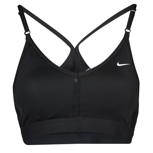 Vêtements Femme womens nike air max atomic orange black Nike V-Neck Light-Support Sports Bra BLACK/BLACK/BLACK/WHITE