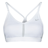 Vêtements Femme Brassières de sport Nike V-Neck Light-Support Sports Bra WHITE/GREY FOG/PARTICLE GREY
