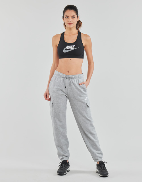 Pantalons de survêtement Nike Mid-Rise Cargo Pants DK GREY HEATHER/WHITE - Livraison Gratuite 