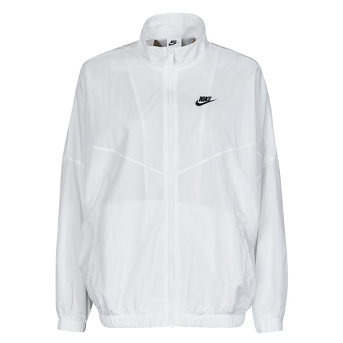 Nike ESSNTL WR WVN JKT WHITE/WHITE/BLACK - Livraison Gratuite | Spartoo ! -  Vêtements Coupes vent Femme 84,99 €
