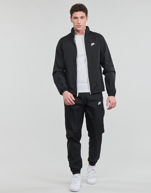 Vêtements Nike Woven Track Suit BLACK/WHITE - Livraison Gratuite 