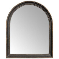 Maison & Déco Miroirs Chehoma Miroir fenêtre résine 28x23cm Noir