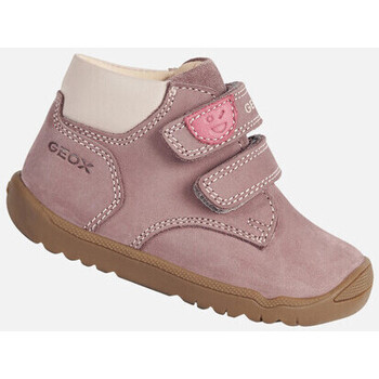 Chaussures Fille Chaussons bébés Geox B MACCHIA GIRL Rose
