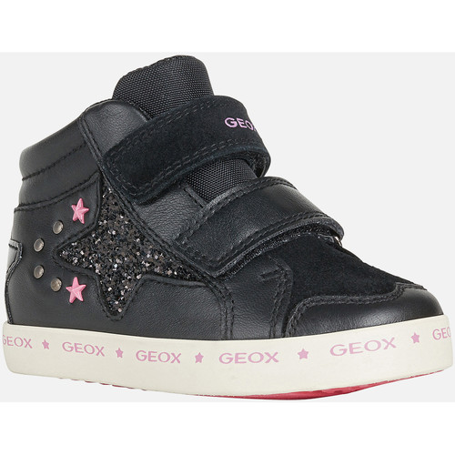 Enfant Geox B KILWI GIRL noir/rose - Chaussures Basket montante Enfant 55 