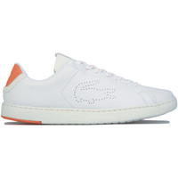Chaussures Femme Baskets basses Lacoste Baskets Carnaby Evo LT blanc orange
