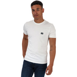 Vêtements Homme T-shirts manches courtes C.p. Company T-shirt petit bloc logo cousu blanc