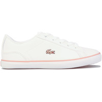 Chaussures Fille Baskets basses Lacoste Baskets Lerond 319 blanc rose