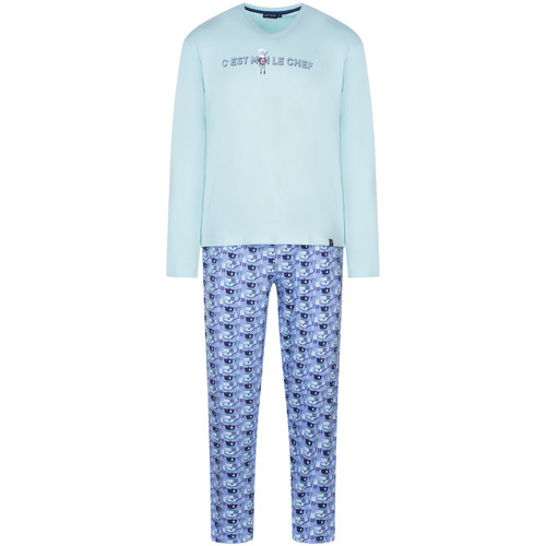 Homme Vêtements Vêtements de nuit Pyjamas et vêtements dintérieur Chemises de nuit Arthur pour homme en coloris Bleu Robe de chambre coton Pyjamas 