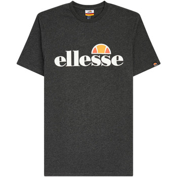 Vêtements Homme SikSilk Schimmerndes Funktions-T-Shirt in Schwarz Ellesse Short-sleeved t-shirts Gris